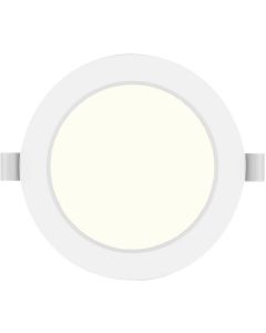 LED Downlight Pro - Aigi Trinko - Inbouw Rond 9W - Natuurlijk Wit 4000K - Mat Wit - Kunststof - Ø145mm