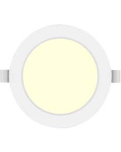 LED Downlight Pro - Aigi Trinko - Inbouw Rond 9W - Warm Wit 3000K - Mat Wit - Kunststof - Ø145mm