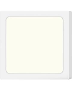 LED Downlight Slim Pro - Aigi Strilo - Opbouw Rond 6W - Warm Wit 3000K - Mat Wit - Kunststof