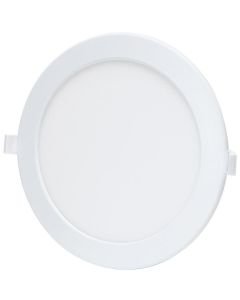 LED Downlight - Smart LED - Aigi Zumba - 18W - Aanpasbare Kleur - Inbouw Rond - Mat Wit - Aluminium - Ø220mm