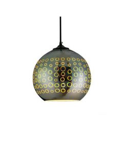 LED Hanglamp 3D - Radus - Rond - Chroom Glas - E27