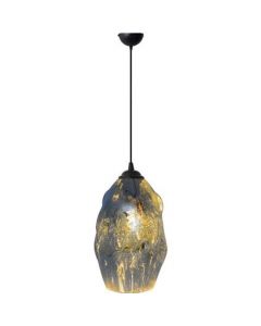 LED Hanglamp - Meteorum - Ovaal - Chroom Glas - E27