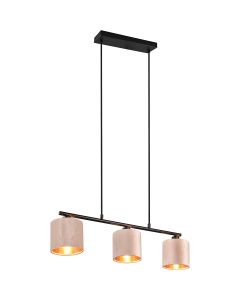 LED Hanglamp - Trion Julina - E14 Fitting - 3-lichts - Beige