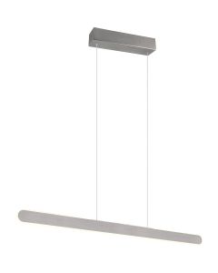 LED Hanglamp - Trion Coventa - 35W - Aanpasbare Kleur - Rechthoek - Mat Titaan - Aluminium