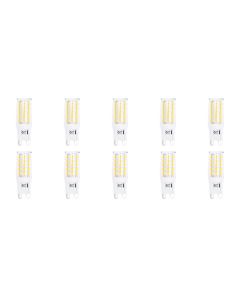 LED Lamp 10 Pack - Aigi - G9 Fitting - 3W - Warm Wit 3000K | Vervangt 32W