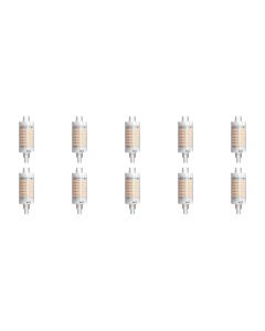 LED Lamp 10 Pack - Aigi - R7S Fitting - 7W - Helder/Koud Wit 6500K