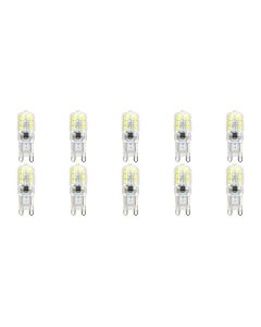 LED Lamp 10 Pack - Peti - G9 Fitting - 10W - Warm Wit 2700K