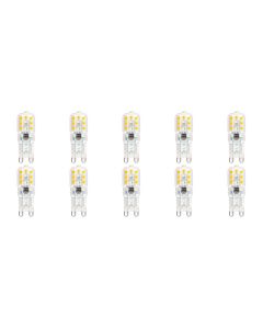 LED Lamp 10 Pack - Peti - G9 Fitting - 10W - Warm Wit 2700K