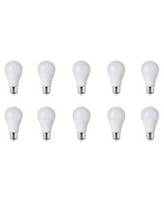 LED Lamp 10 Pack - E27 Fitting - 10W Dimbaar - Warm Wit 3000K