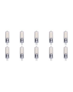 LED Lamp 10 Pack - Aigi - G4 Fitting - 3.6W - Helder/Koud Wit 6500K | Vervangt 35W