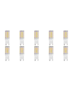 LED Lamp 10 Pack - Aigi - G9 Fitting - 3.5W - Helder/Koud Wit 6500K | Vervangt 30W