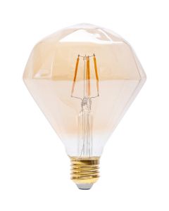 CALEX - LED Lamp - Globe - Filament G125 - E27 Fitting - Dimbaar - 4W - Warm Wit 2100K - Amber