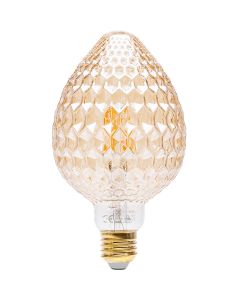 CALEX - LED Lamp - Globe - Filament G125 - E27 Fitting - Dimbaar - 4W - Warm Wit 2100K - Amber