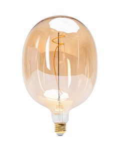 CALEX - LED Lamp - Globe - Filament G125 - E27 Fitting - Dimbaar - 4W - Warm Wit 2100K - Amber