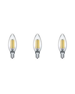 LED Lamp - Filament - Trion Limpo - E27 Fitting - 7W - Warm Wit 2700K - Glans Chroom - Glas