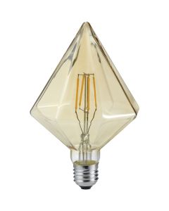 LED Lamp - Filament - Trion Limpo - E27 Fitting - 7W - Warm Wit 2700K - Glans Chroom - Glas