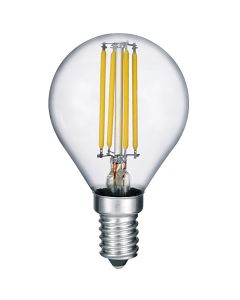 LED Lamp - Filament - Trion Limpo - E27 Fitting - 7W - Warm Wit 2700K - Glans Chroom - Glas