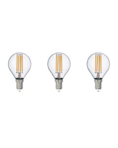 LED Lamp - Filament - Trion Limpo - E27 Fitting - 7W - Warm Wit 2700K - Glans Chroom - Glas