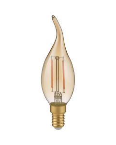 LED Lamp - Kaarslamp - Filament - E14 Fitting - 6W Dimbaar - Warm Wit 2700K