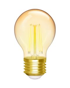 CALEX - LED Lamp - Globe - Filament G125 - E27 Fitting - Dimbaar - 4W - Warm Wit 2100K - Amber