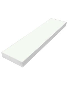 LED Paneel - Aigi Limno Slim - 60x60 - Aanpasbare Kleur CCT - 32W Opbouw Vierkant - Smart Wifi - Dimbaar - Mat Wit - Aluminium