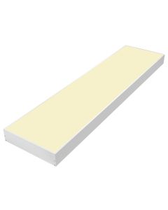 LED Paneel - Aigi Limno Slim - 60x60 - Aanpasbare Kleur CCT - 32W Opbouw Vierkant - Smart Wifi - Dimbaar - Mat Wit - Aluminium