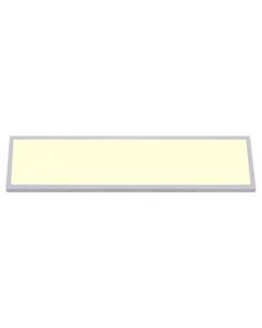 LED Paneel - 30x120 Warm Wit 3000K - 36W Opbouw Rechthoek - Mat Wit Aluminium