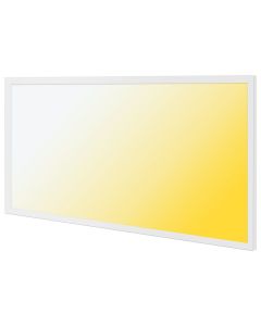 LED Paneel - Viron Ganto - 60x60 Aanpasbare Kleur - 40W Inbouw Vierkant - Smart Wifi - Dimbaar - Mat Wit - Aluminium