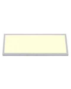 LED Paneel - 30x60 Warm Wit 3000K - 24W Opbouw Rechthoek - Mat Wit Aluminium