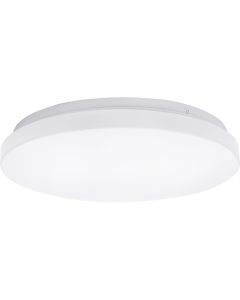 LED Plafondlamp - Aigi Arory - Opbouw Rond - 12W - Warm Wit 3000K - Mat Wit - Aluminium