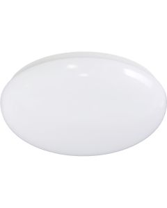 LED Plafondlamp - Aigi Arory - Opbouw Rond - 12W - Warm Wit 3000K - Mat Wit - Aluminium