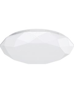 LED Plafondlamp - Aigi Dian - Opbouw Rond 24W - Natuurlijk Wit 4000K - Mat Wit - Aluminium