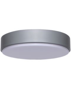 LED Plafondlamp - Aigi Santi - Opbouw Rond 20W - Helder/Koud Wit 6500K - Mat Grijs - Aluminium