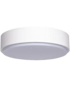 LED Plafondlamp - Aigi Santi - Opbouw Rond 24W - Helder/Koud Wit 6500K - Mat Wit - Aluminium