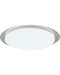 LED Plafondlamp - Plafondverlichting - Trion Colombo - 45W - Aanpasbare Kleur - RGBW - Rond - Mat Wit - Kunststof