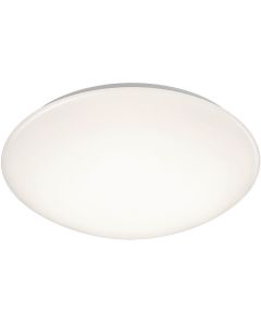 LED Plafondlamp - Badkamerlamp - Trion Paula - 15W - Spatwaterdicht IP44 - Warm Wit 3000K - Rond - Mat Wit - Kunststof