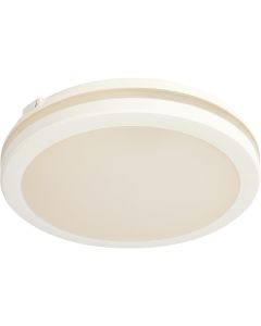 PHILIPS - LED Plafondlamp met Bewegingssensor - CorePro Lustre 827 P45 FR - 360° Sensor - E27 Fitting - 5.5W - Warm Wit 2700K - Mat Wit - Melkglas