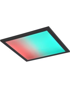 LED Plafondlamp - Plafondverlichting - Trion Slodan - 16W - Aanpasbare Kleur - Rond - Mat Wit - Kunststof