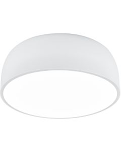 LED Plafondlamp - Plafondverlichting - Trion Barnon - E27 Fitting - 4-lichts - Rond - Mat Wit - Aluminium