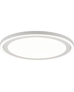 LED Plafondlamp - Plafondverlichting - Trion Balfy - 20W - Natuurlijk Wit 4000K - Vierkant - Mat Wit - Aluminium