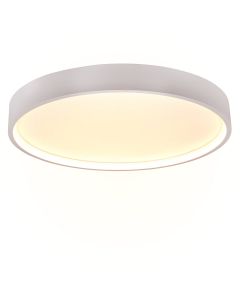 LED Plafondlamp - Plafondverlichting - Trion Balfy - 20W - Natuurlijk Wit 4000K - Vierkant - Mat Wit - Aluminium