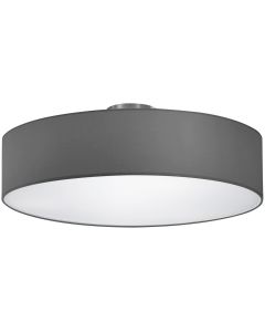 LED Plafondlamp - Plafondverlichting - Trion Colmino - E27 Fitting - 1-lichts - Vierkant - Mat Wit - Aluminium