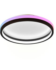 LED Plafondlamp - Plafondverlichting - Trion Slodan - 16W - Aanpasbare Kleur - Rond - Mat Wit - Kunststof