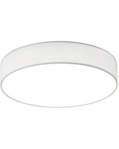 LED Plafondlamp - Plafondverlichting - Trion Lanago - 22W - Warm Wit 3000K - Rond - Mat Wit - Aluminium 