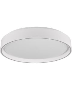 LED Plafondlamp - Plafondverlichting - Trion Slodan - 16W - Aanpasbare Kleur - Rond - Mat Wit - Kunststof