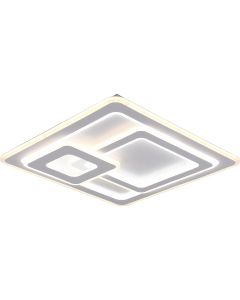 LED Plafondlamp - Plafondverlichting - Trion Atras - 18W - Aanpasbare Kleur - Rond - Mat Wit - Kunststof