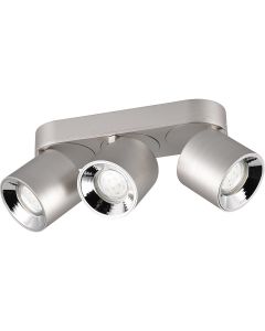 LED Plafondlamp - Plafondverlichting - Trion Colmino - E27 Fitting - 1-lichts - Vierkant - Mat Wit - Aluminium