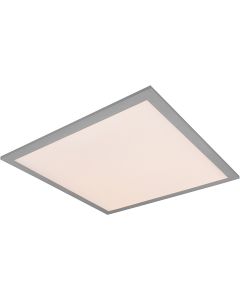 LED Plafondlamp - Plafondverlichting - Trion Tirus - 18W - Aanpasbare Kleur - Vierkant - Mat Titaan - Aluminium