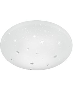 LED Plafondlamp - Trion Acinoa - Spatwaterdicht IP44 - 12W - Natuurlijk Wit 4000K - Rond - Mat Wit