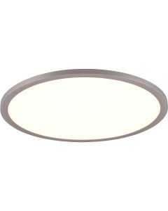 LED Plafondlamp - Trion Mizona - 18W - Aanpasbare Kleur - Dimbaar - Afstandsbediening - Rond - Transparent Helder - Kunststof 